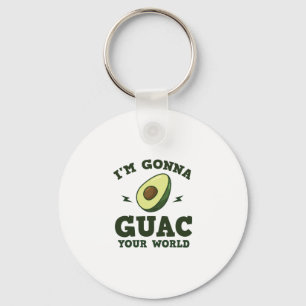 私はGuacにあなたの世界のおもしろいなグアカモーレのアボカド行っていま キーホルダー
