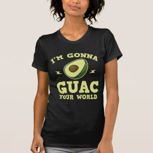 私はGuacにあなたの世界のおもしろいなグアカモーレのアボカド行っていま Tシャツ