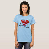 私はGuidosのワイシャツを愛します、 Tシャツ (正面フル)