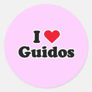 私はguidosを愛します ラウンドシール