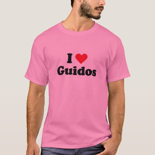 私はguidosを愛します tシャツ (正面)