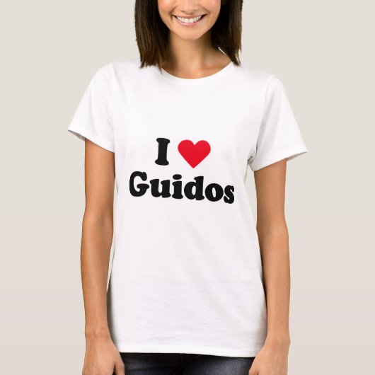 私はguidosを愛します tシャツ (正面)