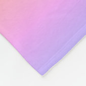 私はGymnastである – 女の子と紫のジムのマットにレオタード フリースブランケット (角)