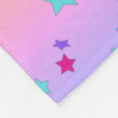 私はGymnastである – 女の子と紫のジムのマットにレオタード フリースブランケット (角)