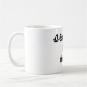 私はhabibi愛します コーヒーマグカップ (左)