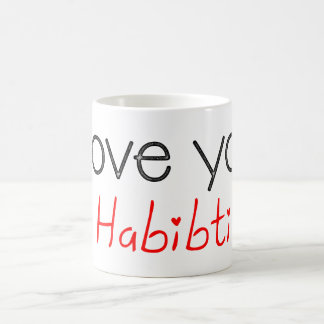 私はhabibti愛します コーヒーマグカップ