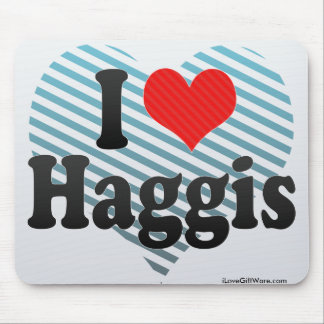 私はHaggisを愛します マウスパッド