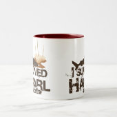 私はHákarlのマグを生き延びました ツートーンマグカップ (中央)