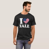 私はHaleが大好きです 心からHaleが好き Tシャツ (正面フル)