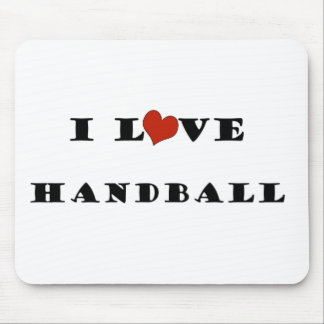 私はHandball.pngを愛します マウスパッド
