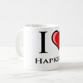 私はHapkidoを愛します コーヒーマグカップ (正面左)
