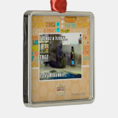 私はhaz u知っています メタルオーナメント (右)