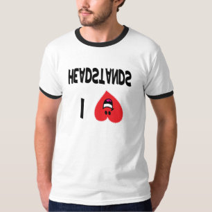 私はHeadstandsのTシャツを愛します Tシャツ