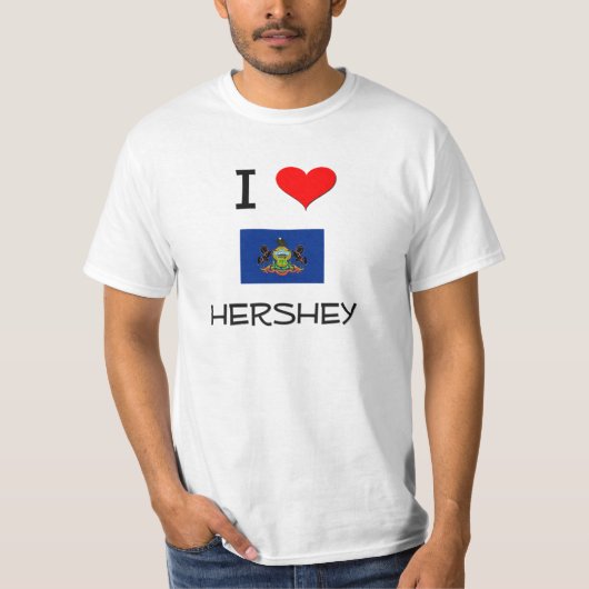 私はHersheyペンシルバニアを愛します Tシャツ (正面)