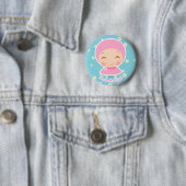 私はHijab私のPinを愛します 缶バッジ (インサイチュ)