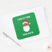 私はHoのアフリカ系アメリカ人サンタ・グリーンのためにやっている スクエアシール (封筒)