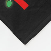 私はHoのアフリカ系アメリカ人サンタ・ブラックのためにやっている フリースブランケット (角)