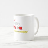 私はHRの帽子 コーヒーマグカップ (正面右)