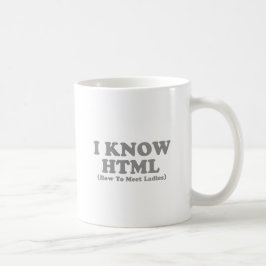 私はhtmlを知っている コーヒーマグカップ
