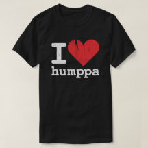 私はHumppaの基本的な暗いTシャツを愛します
