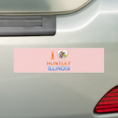 私はHuntley、ILを愛します バンパーステッカー (車上)