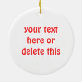 私はIのハートの恐竜の漫画のTyrranosaurusのレックスを愛します セラミックオーナメント (裏面)