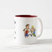 私はIの後ろに…今のところあります ツートーンマグカップ (正面右)