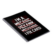 私はI固定の車の航空機整備士ディーゼル整備士 ノートブック (右側)