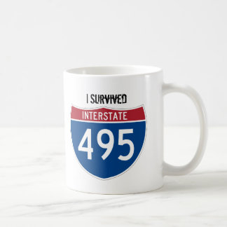 私はI-495 CommuterTrooperのコーヒー・マグを生き延びました コーヒーマグカップ