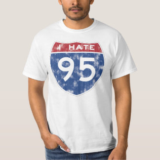 私はI-95を憎みます Tシャツ