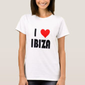 私はIbizaのティーを愛します Tシャツ (正面)