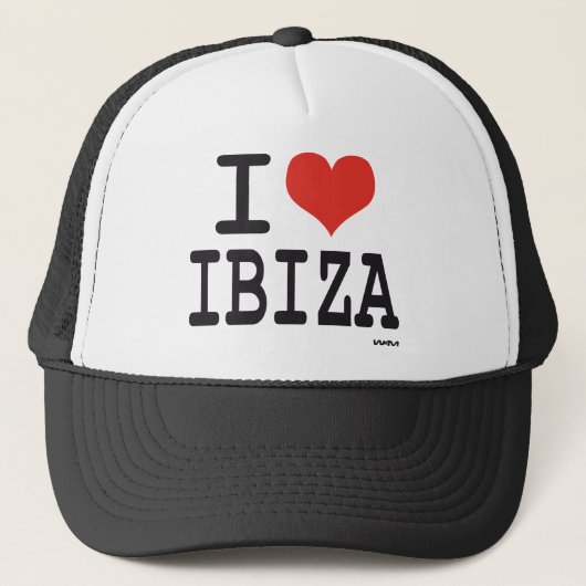 私はIbizaを愛します キャップ (正面)