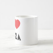 私はIbizaを愛します コーヒーマグカップ (中央)