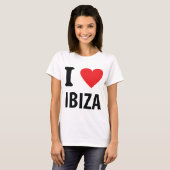 私はIbizaアイコンを愛します Tシャツ (正面フル)