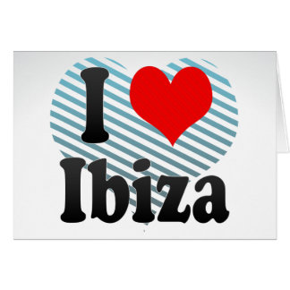 私はIbiza、スペインを愛します。 私Encanta Ibiza、スペイン