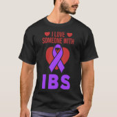 私はIBS過敏性腸症候群Sで人を愛している Tシャツ (正面)