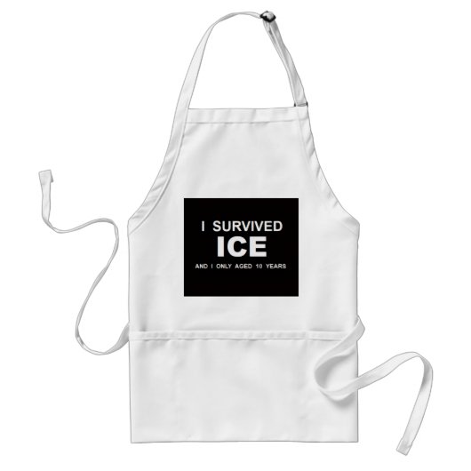私はICEを生き延びた スタンダードエプロン (正面)
