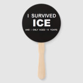 私はICEを生き延びた ハンドファン (裏面)