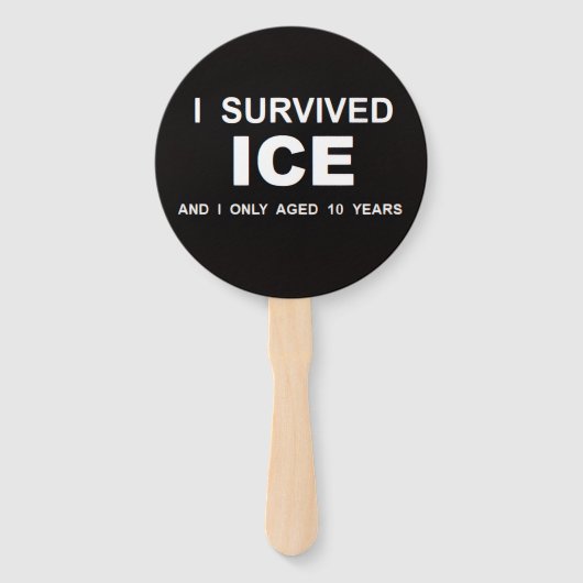 私はICEを生き延びた ハンドファン (正面)