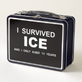 私はICEを生き延びた メタルランチボックス (正面)