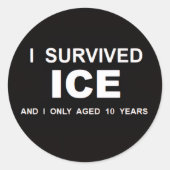 私はICEを生き延びた ラウンドシール (正面)