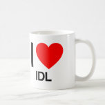 私はIDLを愛している コーヒーマグカップ<br><div class="desc">..</div>