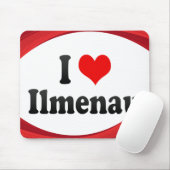 私はIlmenau、ドイツを愛します マウスパッド (マウス)
