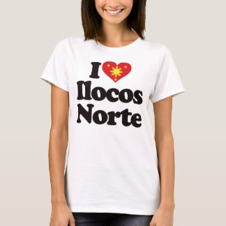 私はIlocos Norteを愛します Tシャツ