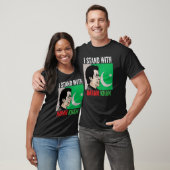私はImran Khan Ptiサポートハーン・パキスタンと共に立つ  Tシャツ (ユニセックス)