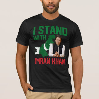 私はImran Khan PTIパーティーパキスタンのサポートと共に立つ Tシャツ