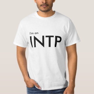 私はINTP – パーソナリティ型メンズホワイトTシャツ Tシャツ