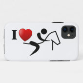 私はiPhoneのケースに乗って乗馬するのが大好き Case-Mate iPhoneケース (裏面(横))