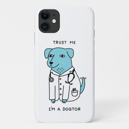 私はIPHONEの犬のケースだと信じて下さい Case-Mate iPhoneケース (裏面)