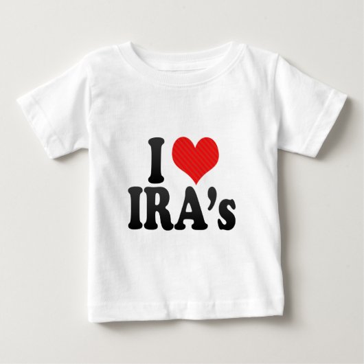 私はIRA'Sを愛します ベビーTシャツ (正面)